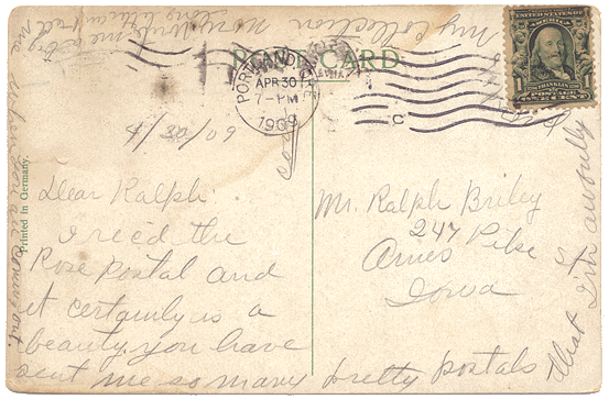 1909 Post Card